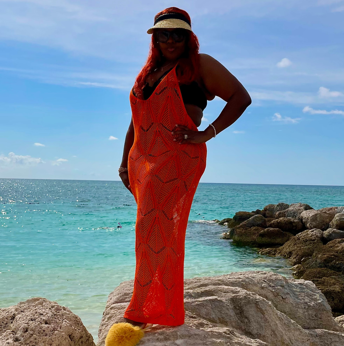 Knitted Beach Cover Up - Bohemian Collection