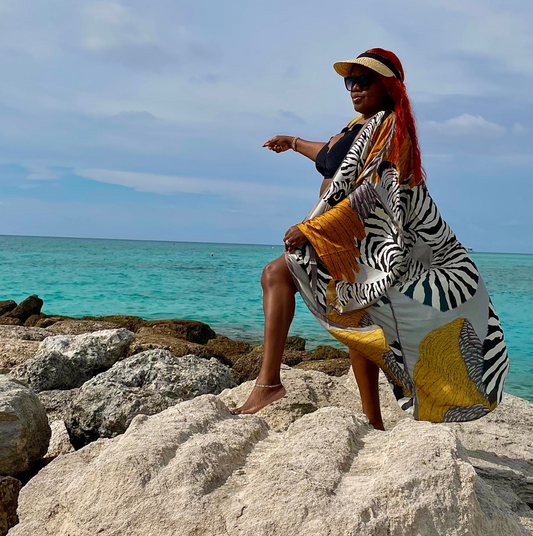 Golden Life Kimono - Bohemian Collection