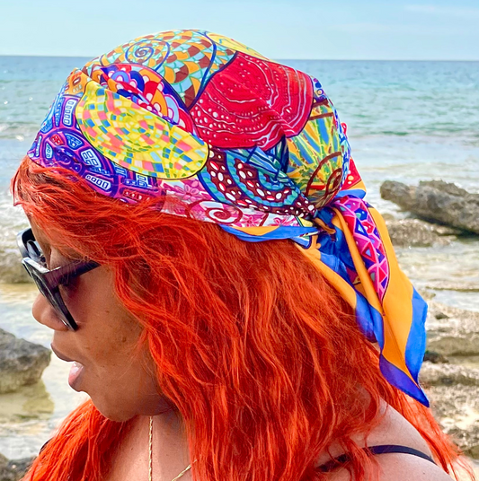 Bold and Vibrant Scarf - Bohemian Collection