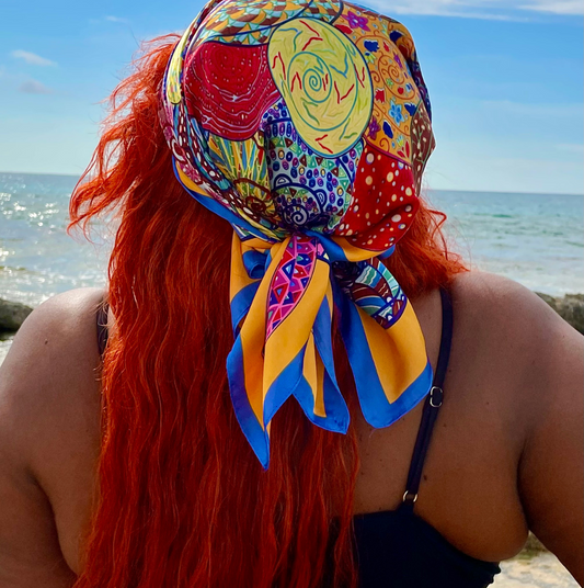 Bold and Vibrant Scarf - Bohemian Collection