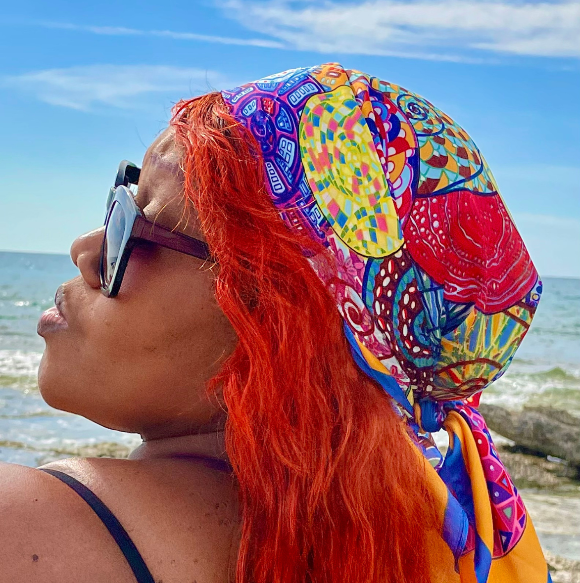 Bold and Vibrant Scarf - Bohemian Collection