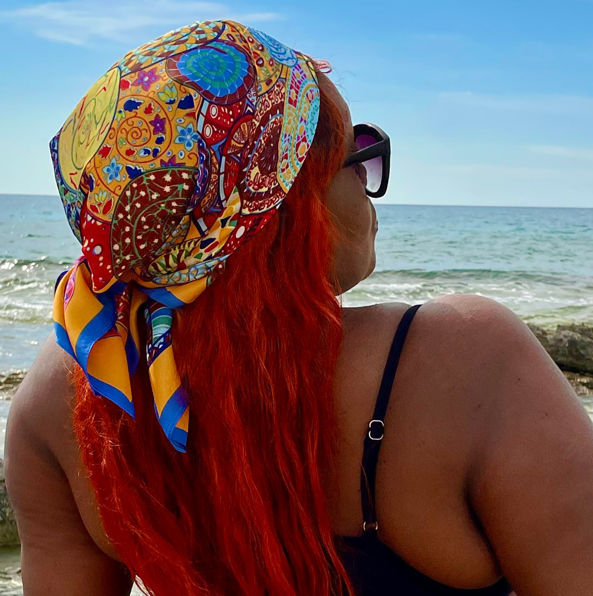 Bold and Vibrant Scarf - Bohemian Collection