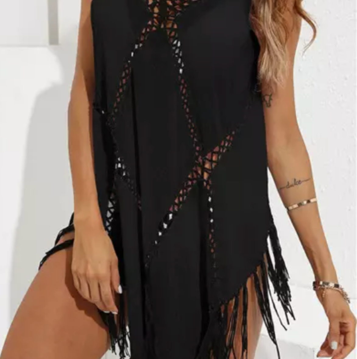 Asymmetrical Beach Cover Up