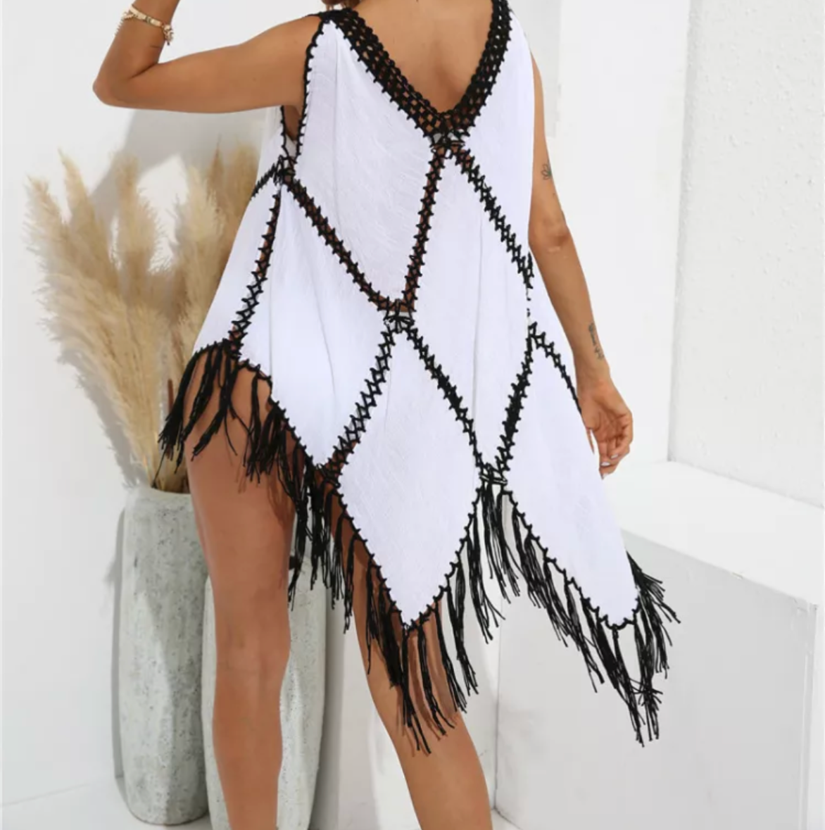Asymmetrical Beach Cover Up