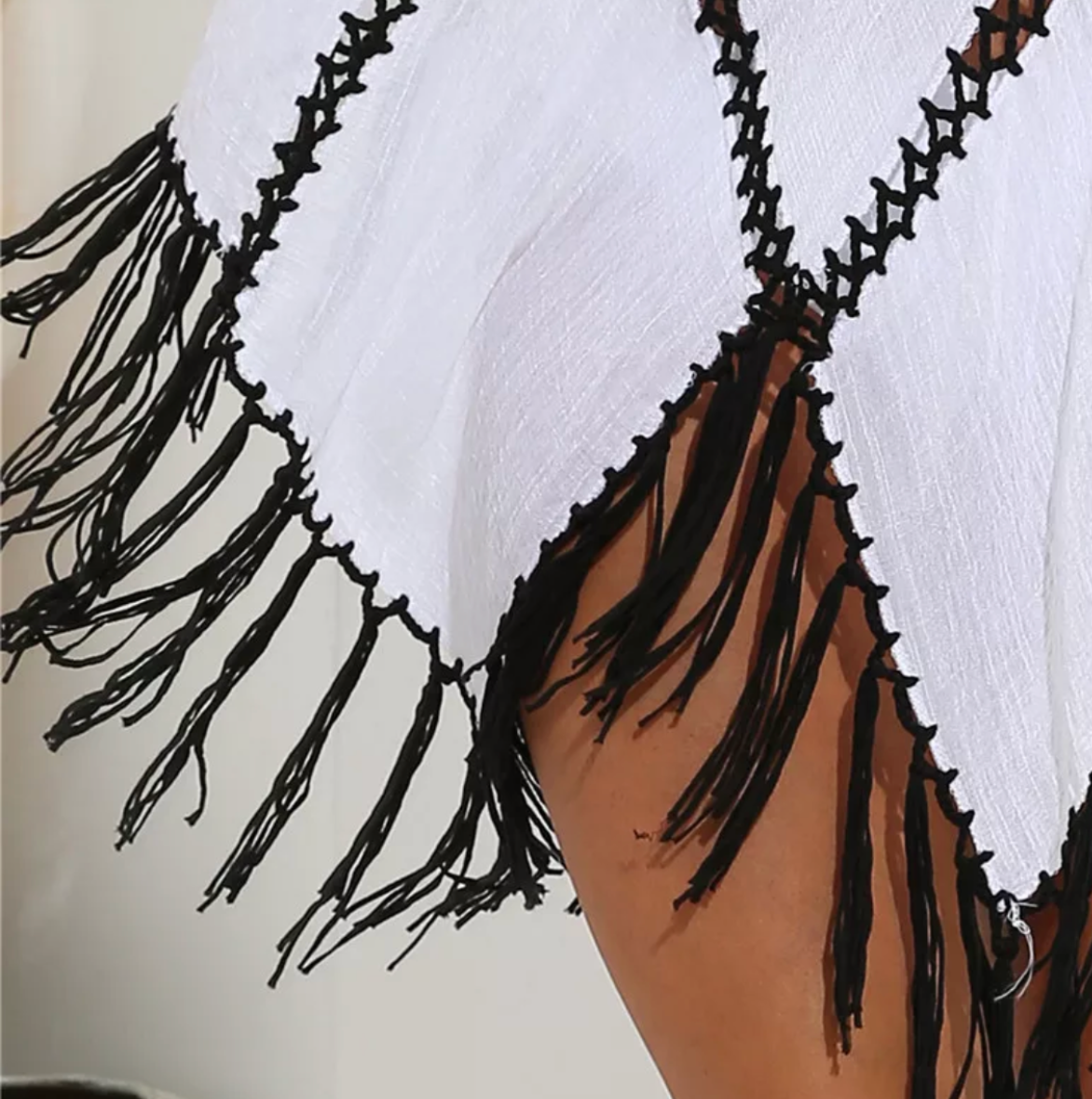 Asymmetrical Beach Cover Up