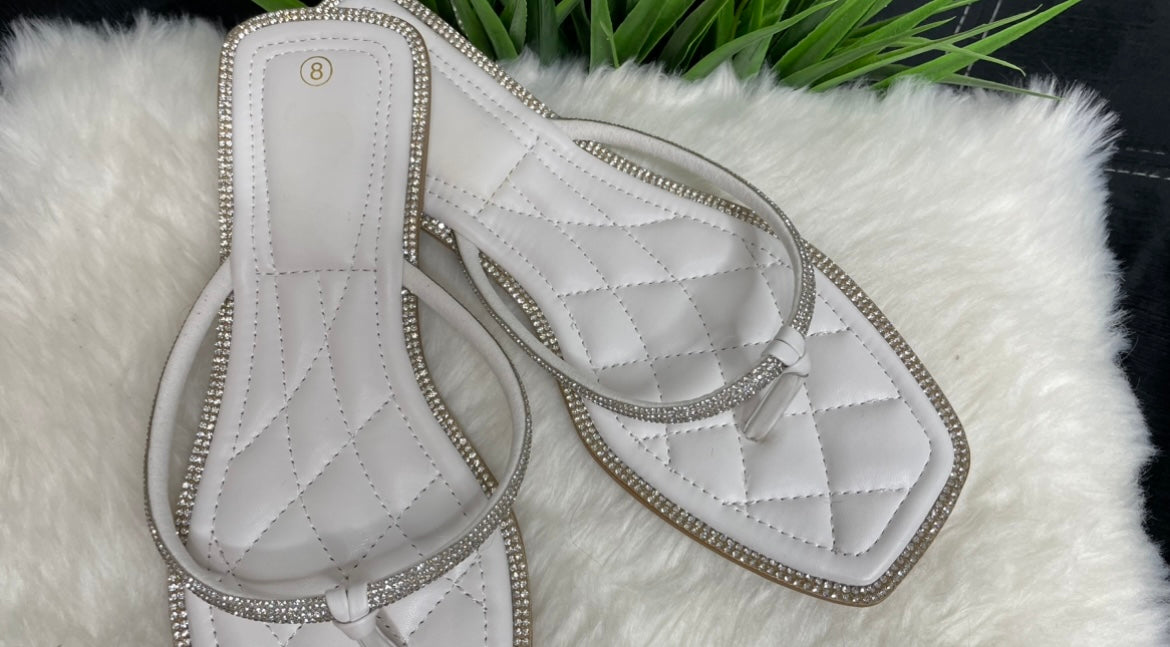 Fashion Sandals - White