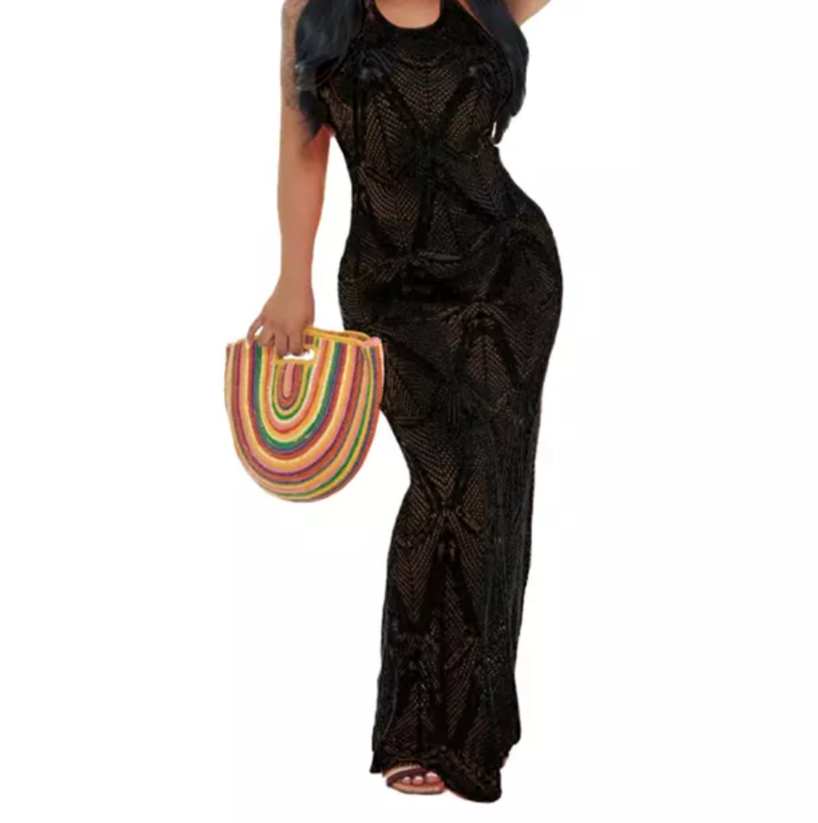 Knitted Beach Cover Up - Bohemian Collection