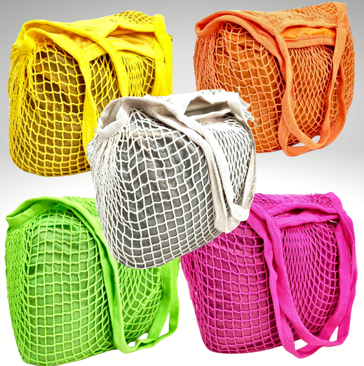 Mesh Beach Bag in Assorted Colors