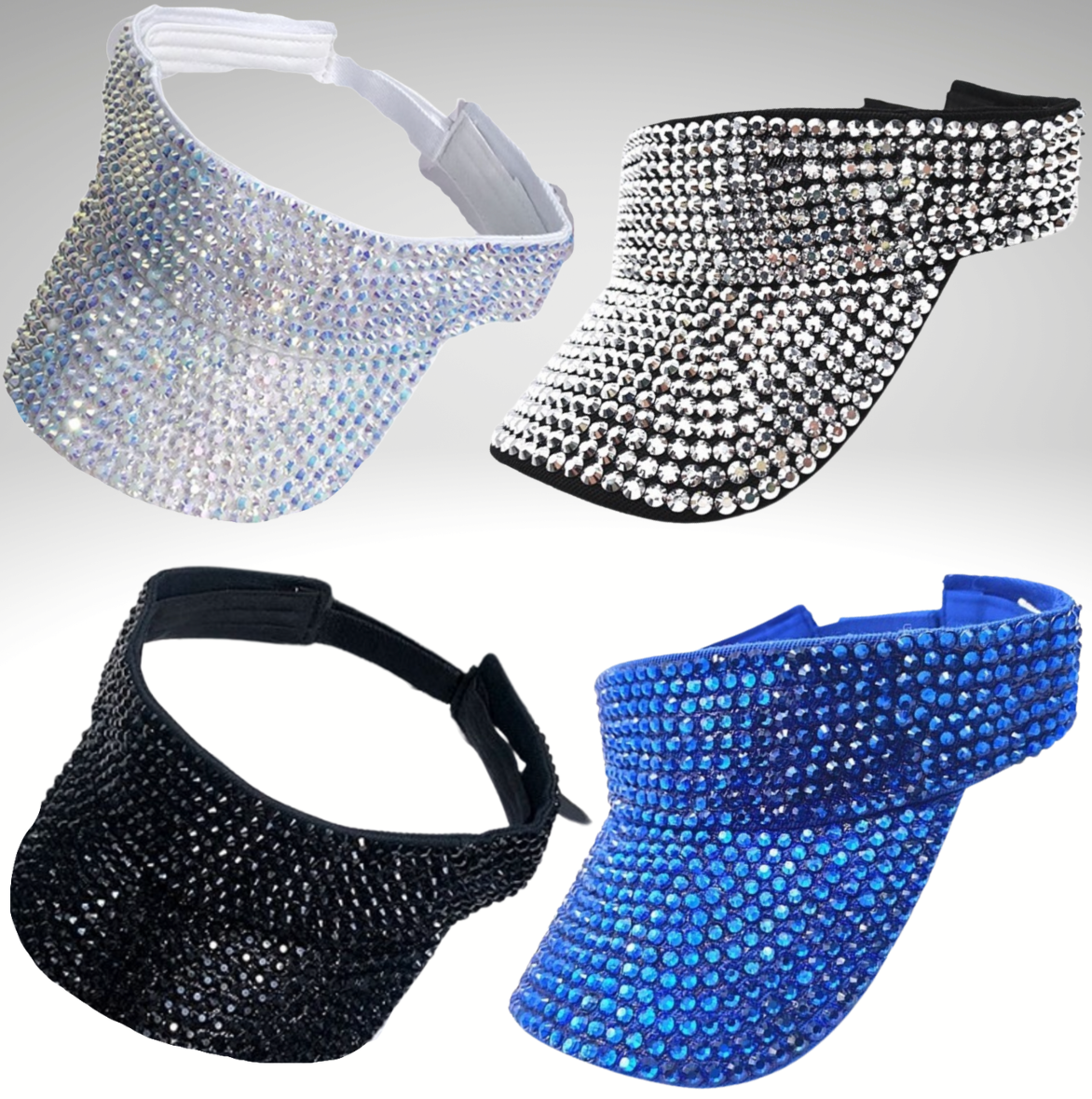 Rhinestone Hats at Pollys Boutique - Various Colors
