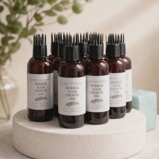 Anna's Glamour Herbal Hair Growth Oil with applicator - 4 oz Bottle