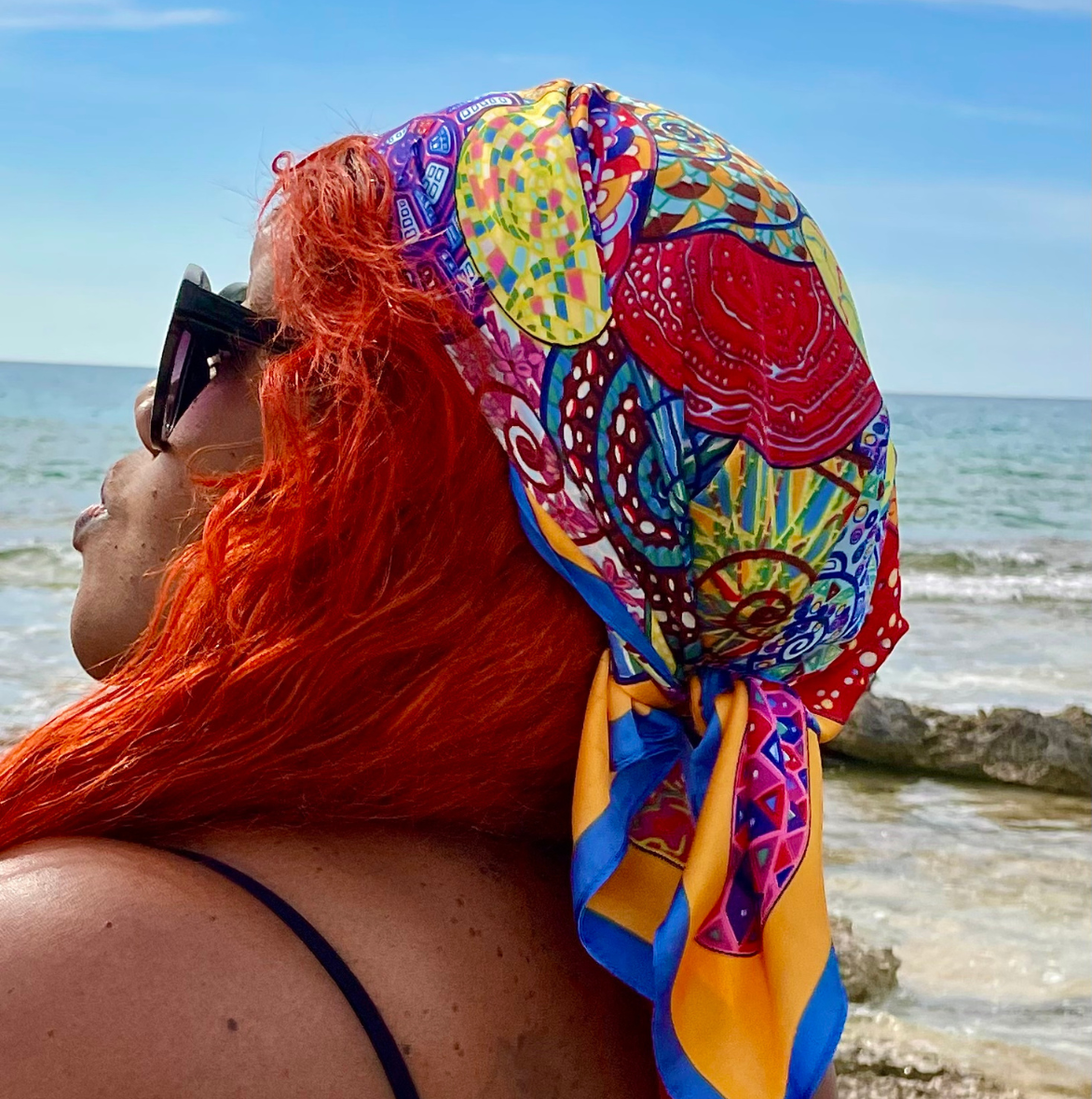 Bold and Vibrant Scarf - Bohemian Collection