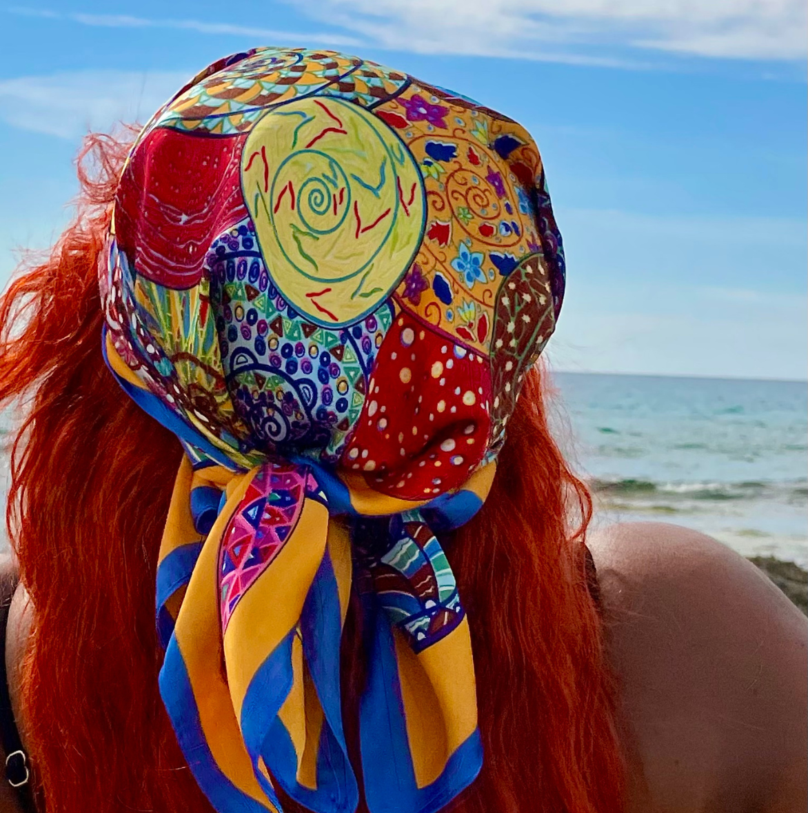 Bold and Vibrant Scarf - Bohemian Collection
