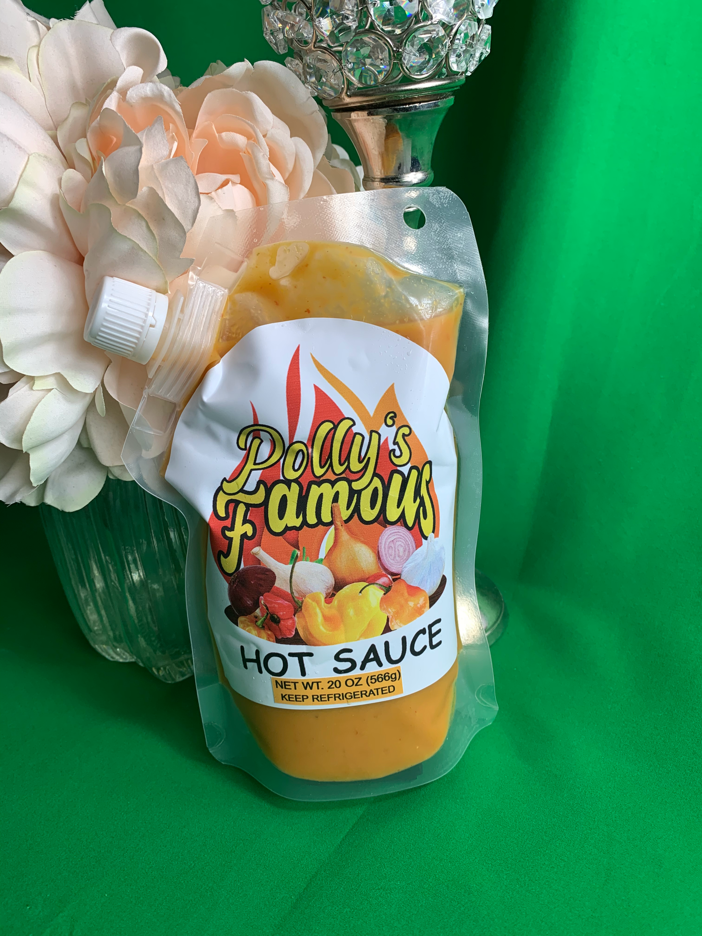 Pollys Famous Hot Sauce - 20 oz