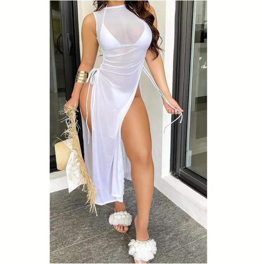 See Through Beach Cover-Up